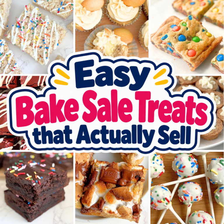Discover easy bake sale ideas, from brownies and cookies to cupcakes and Rice Krispie treats. Find colorful, easy-to-portion treats for your next sale.