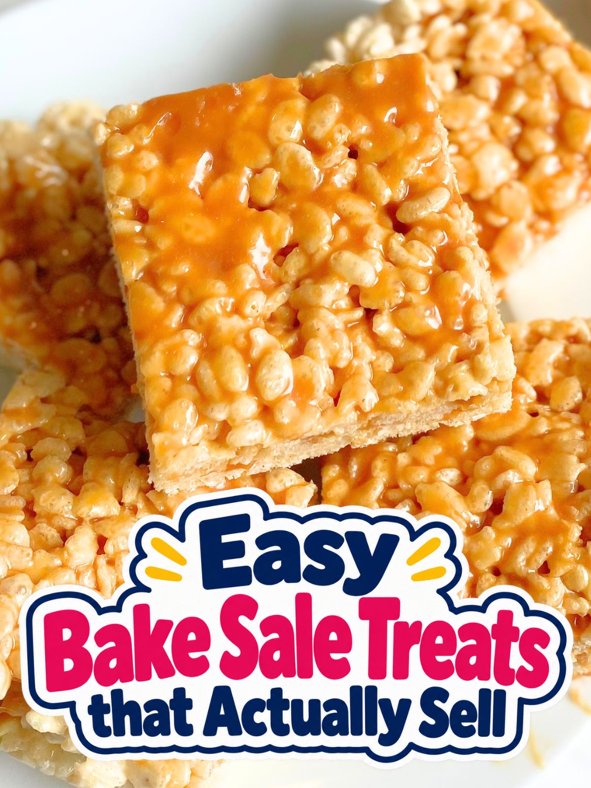 salted caramel rice krispie treats