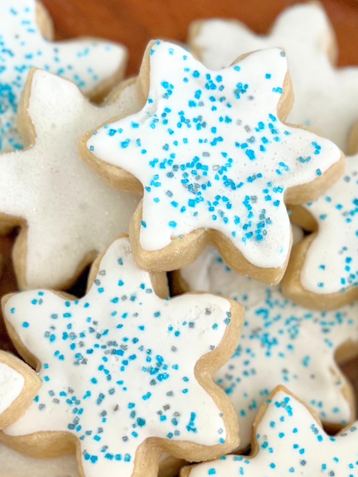 snowflake cutout cookies