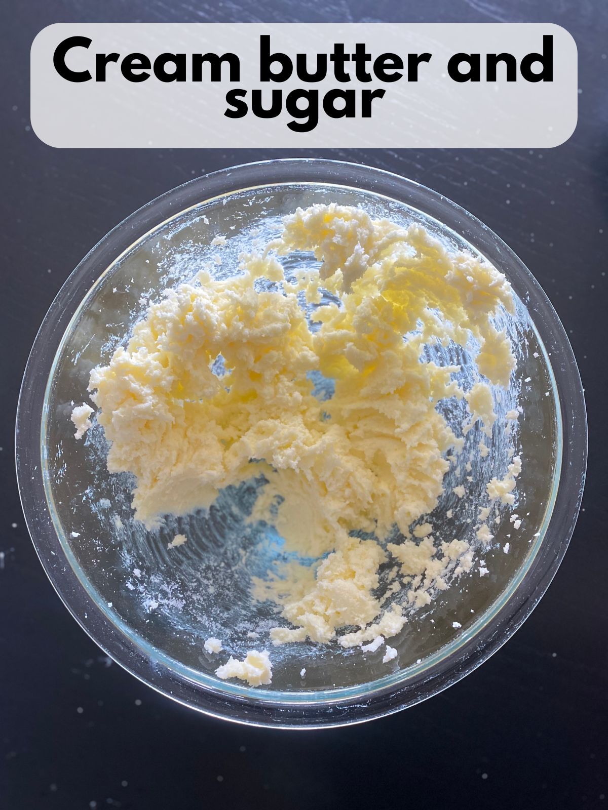 butter creamed with sugar